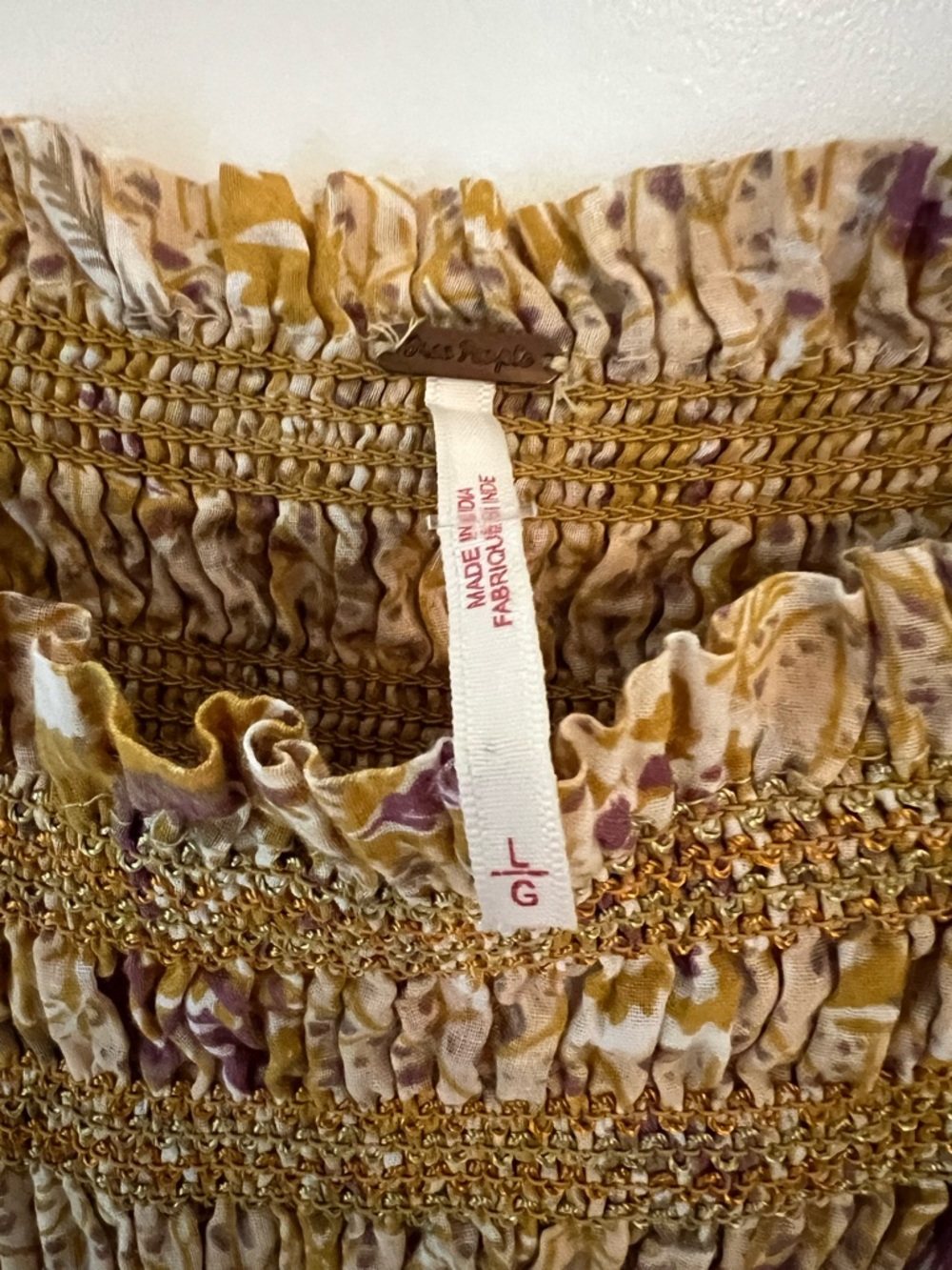 Free People Getaway smocked Maxi Dress - Picture 5 of 6